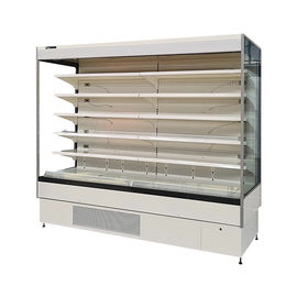 Plug In Open Display Fridge Cooler With 4 Layers Adjustable Shelf for Vegetable & Fruits