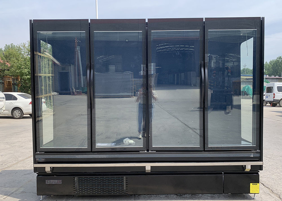 2,5-metrowa komercyjna, czterodrzwiowa lodówka z wyświetlaczem wielopoziomowym z pełną wersją