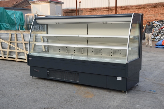Regulowane półki Otwarta chłodnica Merchandiser Electric ze światłami LED