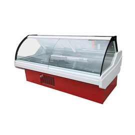 Supermarket Deli Cooler Showcase Witryna chłodnicza z ladą z zakrzywionym panelem szklanym