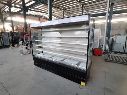 Wyświetlacz warzyw owocowych Multideck Open Chiller Supermarket Showcase With Plug