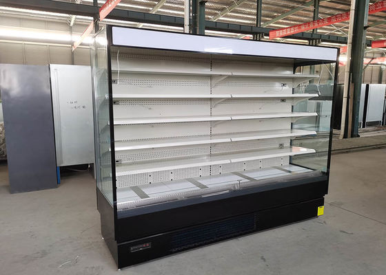 Plug In Multi Deck Vertical Open Display Chiller Chłodzenie powietrzem 2560 mm