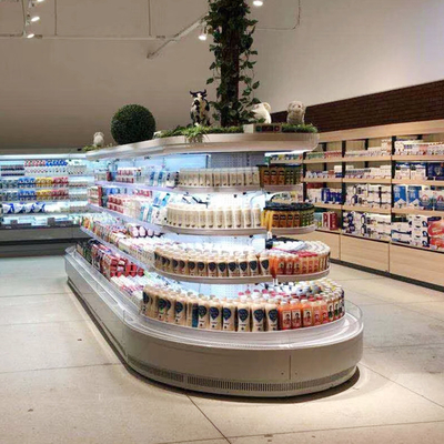 Oval Island Multideck Open Display Lodówka na owoce i warzywa