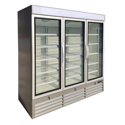 Auto Frost Stand Up Glass Front Chiller tworzący efekt wizualny