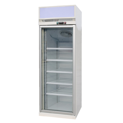 Komputerowy termostat Supermarket Pionowa zamrażarka z wyświetlaczem R290 / R404a